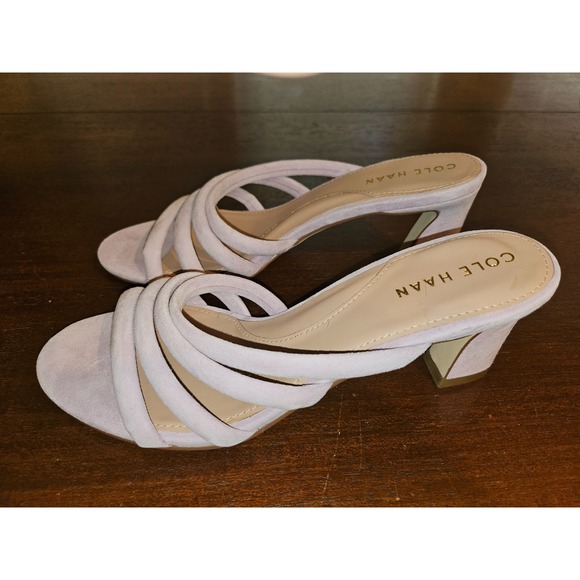 Cole Haan Adella Sandal Orchid Petal Suede Size 7‎ $150 New - Picture 7 of 10